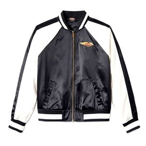 Harley Davidson 120 Year Anniversary Women's Bomber Jacket Size Medium NWOT